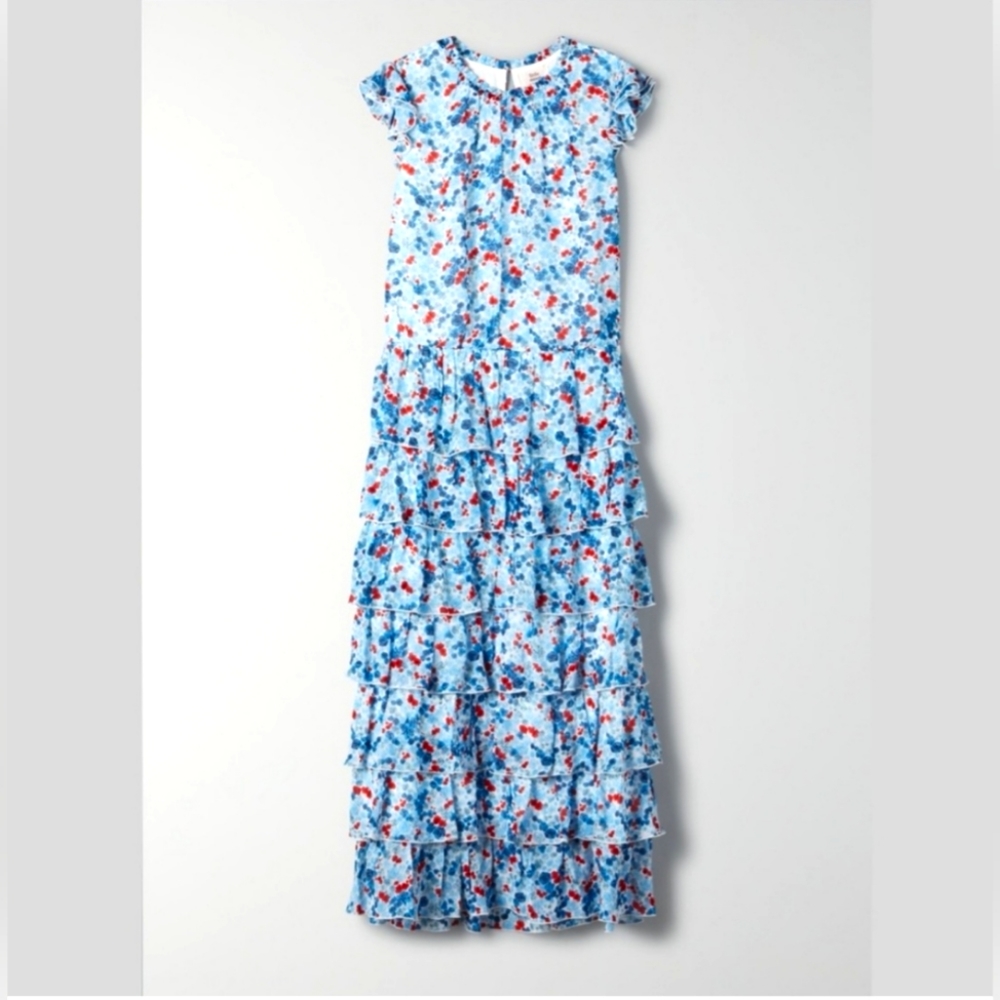 Wilfred Little Moon Rarity ruffled floral maxi dress